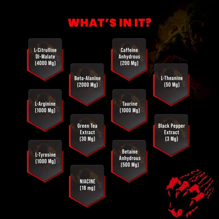 Big Muscle Karnage pre workout 60 servings