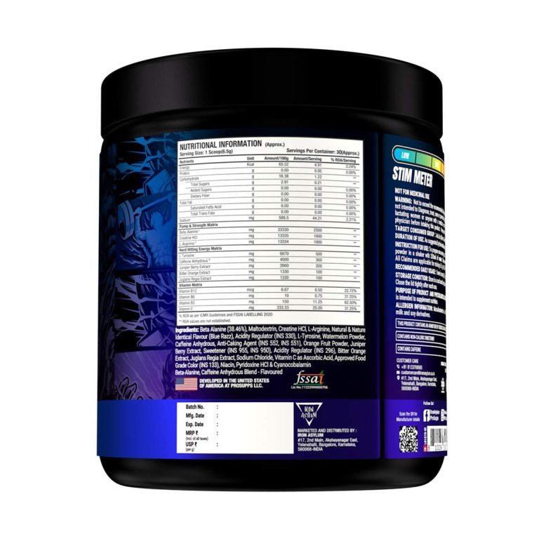 ProSupps Hyde Xtreme Hard-Hitting Pre Workout