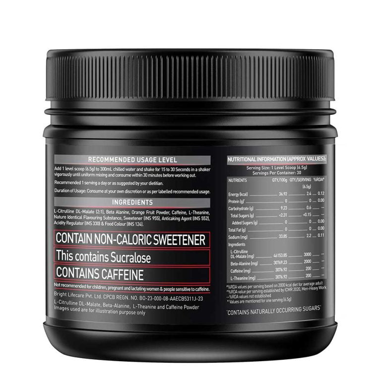 MuscleBlaze PRE Workout 200 Xtreme, 200 g