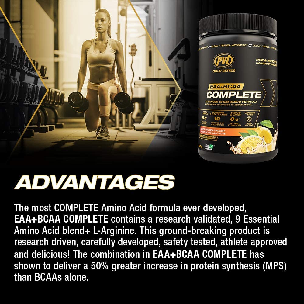 PVL EAA + BCAA COMPLETE – 330 g (30 servings) (gmc importer)