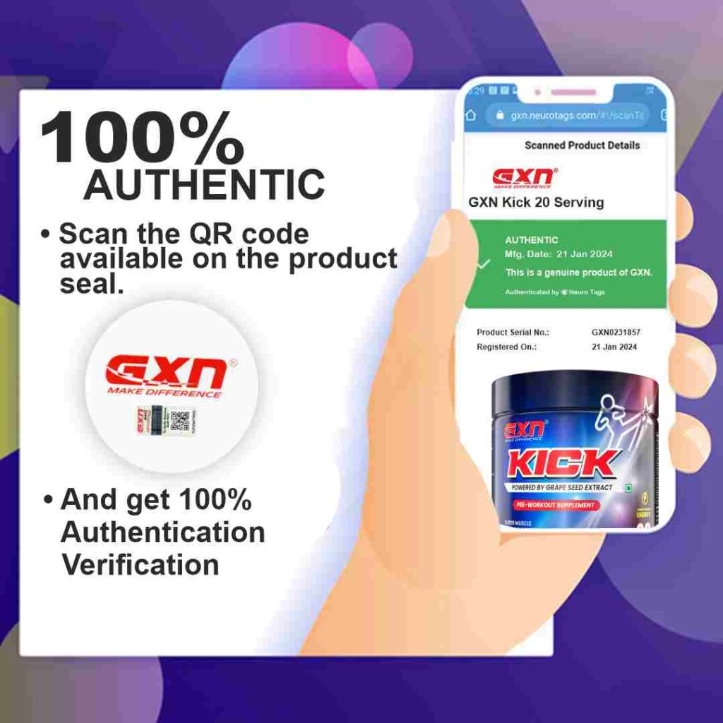 Gxn kick pre workout 20 servings