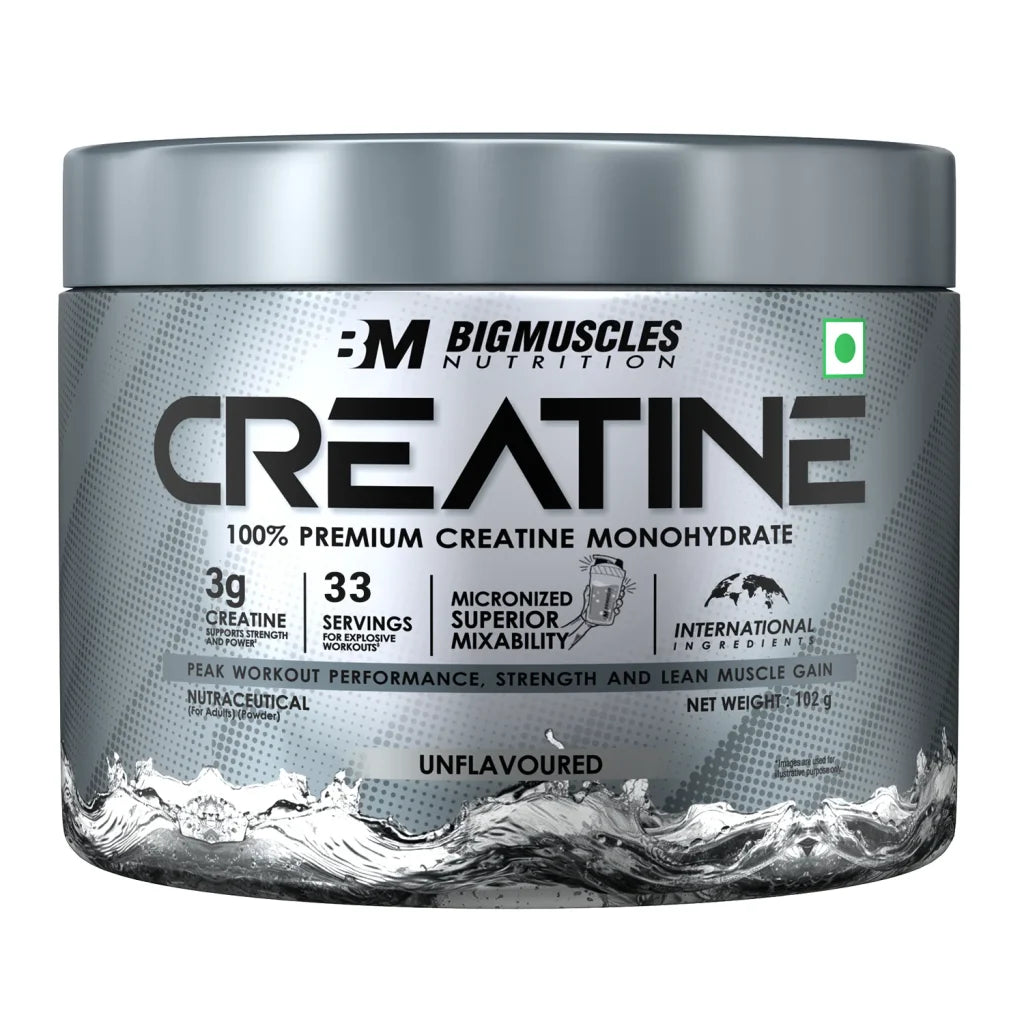 Big muscle Karnage red + Creatine 100gm combo