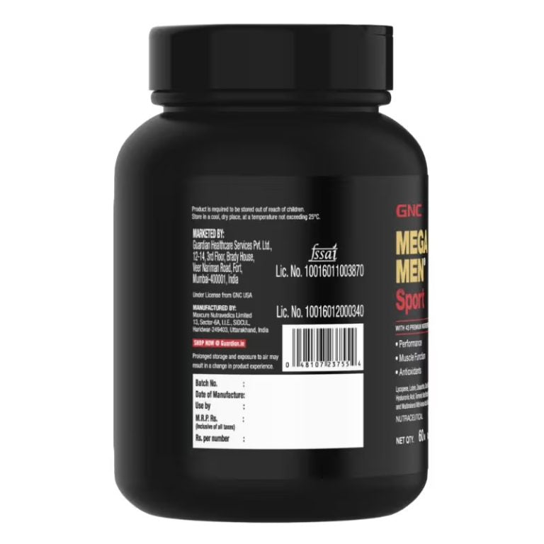GNC Mega Men Sport Multivitamin | (60 Tablets) exp 2026