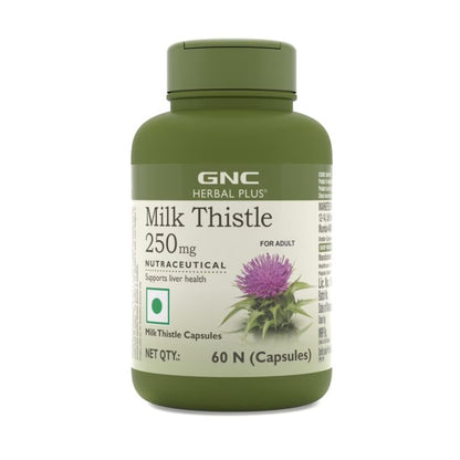 GNC Herbal Plus Milk ThistleE 250 mg – 60 Capsules