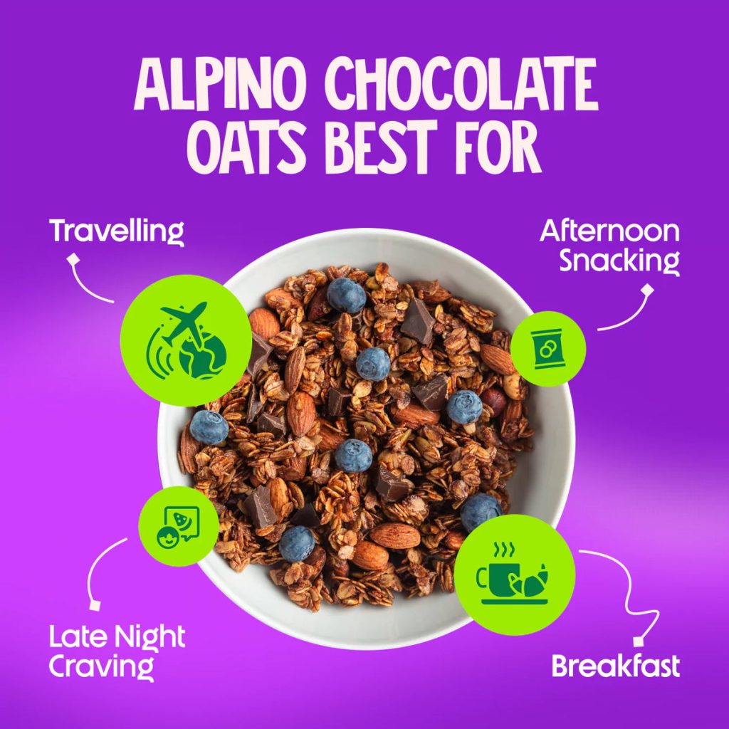 Alpino High Protein Super Rolled Oats Chocolate 2.5kg ( Free Delivery )