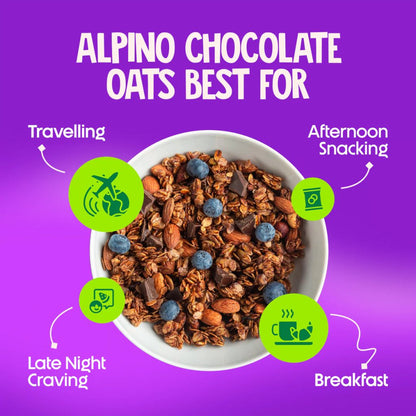 Alpino High Protein Super Rolled Oats Chocolate 2.5kg ( Free Delivery )